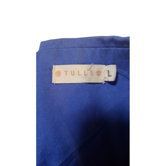 NWT Tulle A-Line Pleated Purple Skirt Large 100% Cotton Classic Designer Boho‎ - Picture 11 of 16